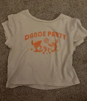 Aerie Cream Baby Tee thumbnail 1