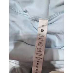 Lululemon 14 Icing Blue Leggings Women Align High Rise 23 Inch Crop Double Lined thumbnail 3