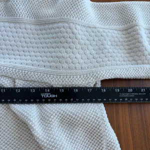 Eight Eight Eight Cardigan M Cream Knit Single Button Pocket Y2K Coastal Grandma thumbnail 7