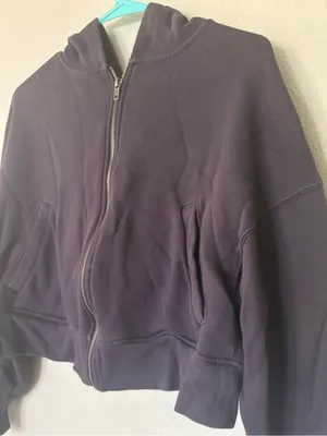 Wild fable purple zip jacket with hood thumbnail 3
