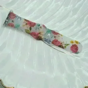 Floral Design Apple Watch Bands 42mm 44mm 45mm 49mm thumbnail 5