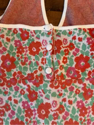 ZARA Floral‎ Halter Mini Dress thumbnail 6