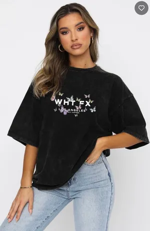 White Fox Dare to Dream Oversized Top thumbnail 1