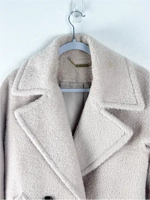 TRINA TURK Alpaca Wool Blend Double Breasted Pockets Lined Coat Size 4 thumbnail 8