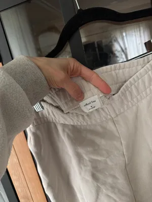 Aritzia wilfred sweat shorts heather cloud lounge cozy perfect fleece terry thumbnail 3