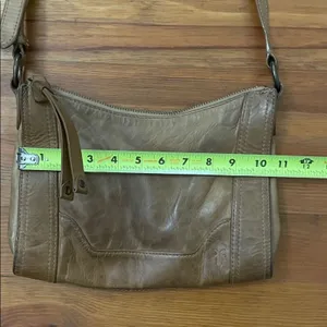 Frye Cognac Brown Melissa Crossbody Leather Shoulder Bag Purse Boho Western thumbnail 6
