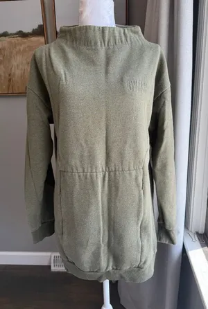 Gymshark Sosoft Mock-Neck Pullover Tunic Sweatshirt Large thumbnail 1