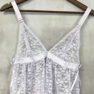 Rachel Roy Lace Cami Shorts Lingerie Set Women XL Pastel Floral Fairy Coquette‎ thumbnail 8