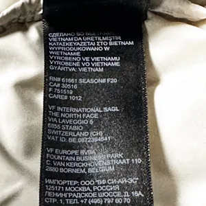 The North Face 550 Down Puffer Jacket XS Cream Off White Aconcagua thumbnail 11