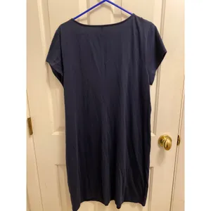 Lilly Pulitzer Brewster T-Shirt Dress True Navy Blue Size XL NWT thumbnail 5
