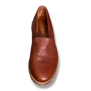 Patina Portland Leather Brown Slip On Loafers Handmade Mexico Womens 9 Classic thumbnail 9