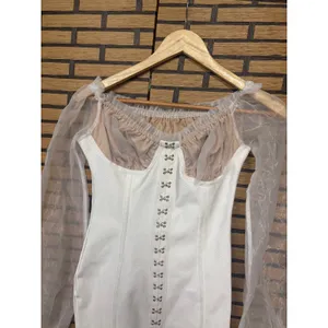 Princess Polly White Corset Style Dress‎ Size 6 thumbnail 3