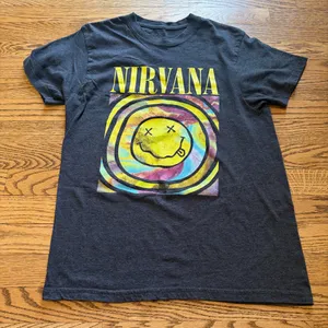Nirvana Graphic Tee Multi Color Gray Size L thumbnail 1