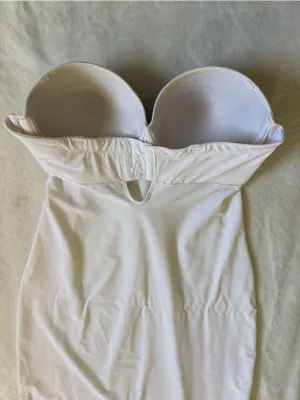 David’s Bridal White Full Slip Shapewear Strapless 36B Bridal Dress Slip thumbnail 5