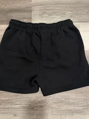 Bass Pro Shops Women’s Black Fleece Shorts Drawstring Logo Loungewear Size L thumbnail 7