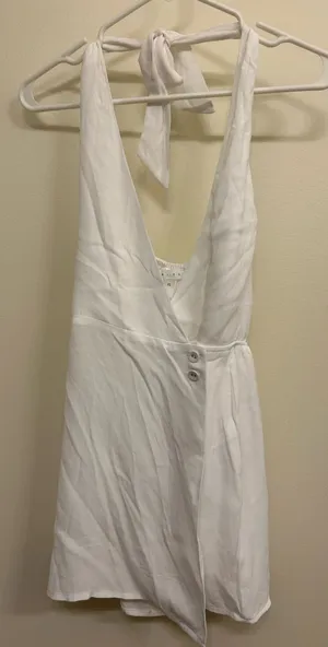 Anthropologie Romper White thumbnail 1