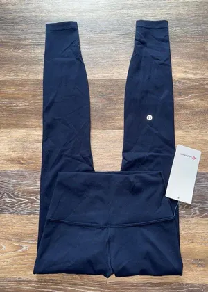 Lululemon Wunder Train High Rise 28” True Navy Size 4 NWT thumbnail 1