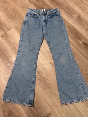 RAGGED Priest Blue Jeans Denim Flare 28 thumbnail 1