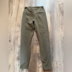Fabletics Powerhold Olive Green High-Waist Strappy Leggings XS thumbnail 2