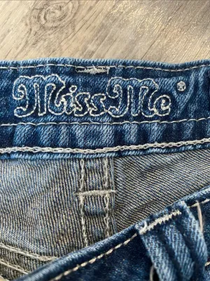Miss Me Flap Pocket Jeans Blue JW5141BB Boot Size W30 L34 thumbnail 13