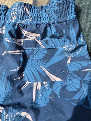 Carve Designs Palm Printl Shorts Blue Medium thumbnail 8