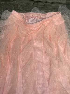 Live 4 Truth Blush Pink Layered Tulle Midi Skirt thumbnail 3