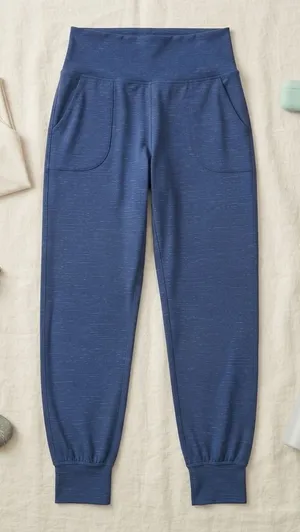 Zyia Active Blue Space Dye Joggers High Waisted Pockets Athletic‎ Pants Womens L thumbnail 1