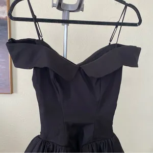 House of CB‎ 'Elida' black off shoulder mini dress NWOT size XS thumbnail 16