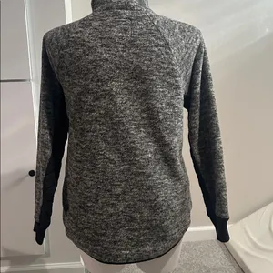 Abercrombie & Fitch black and gray‎ comfy pull over jacket size Large thumbnail 4