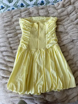 Butter Yellow Dress thumbnail 6