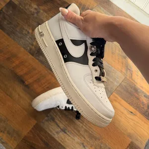 Nike Air Force 1 Low '07 PRM white black sneakers shoes mens 7.5 women’s 9 thumbnail 11