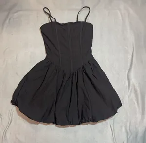 Julia by Love J Black Corset Style Mini Dress Size S thumbnail 2