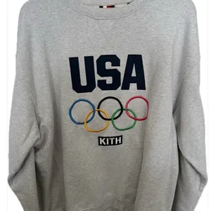 Kith unisex White USA Crewneck Sweater thumbnail 2