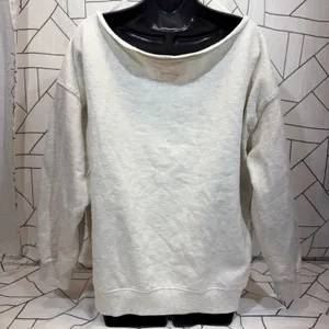 Harvard University Sweatshirt XL Gray‎ Boat Neck Veritas Pullover Sweatshirt thumbnail 2
