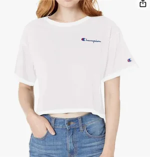 Champion Heritage White Crop T-Shirt Large thumbnail 1