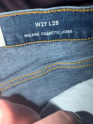 Boden x Anthropologie Mid Rise Cigarette Jeans Size 27. thumbnail 5