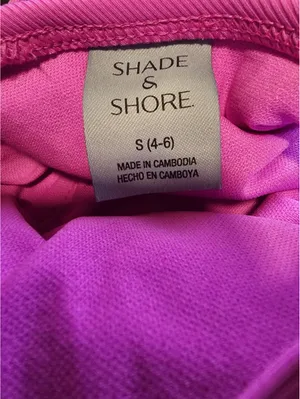 Shade & Shore Women's Pink One Piece Swimsuit Size S (4-6) thumbnail 6