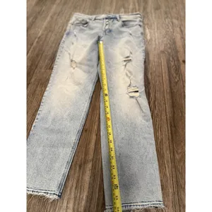 Old Navy Ankle Jeans Womens Size 12 The Power Jean High-Rise Straight Blue Denim thumbnail 7