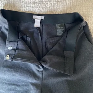 Dark Grey Straight Slack Pants thumbnail 5