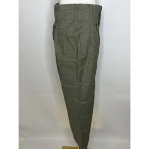 Hemp Momma Luna Pant Olive Green High Waist Pleated Trousers Small 121W5W1072 thumbnail 6