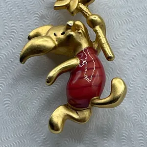 Vintage Disney Piglet pinwheel brooch. thumbnail 2