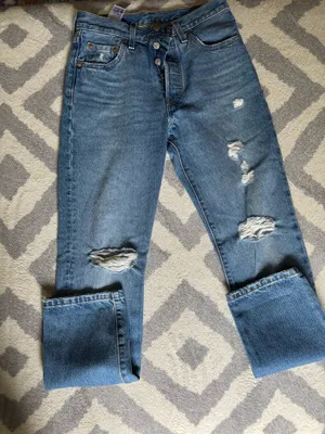 Levi’s 501 Jeans Boyfriend Distressed thumbnail 1