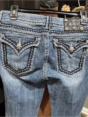 Miss Me JP55014‑13 Bootcut Jeans – Classic Embellished Pockets – Size 30 thumbnail 7