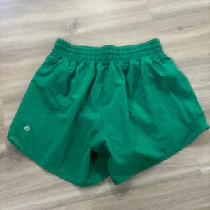 Lululemon Hotty Hot High-Rise Lined Short 4" Raceway Green Women Size 4 thumbnail 4
