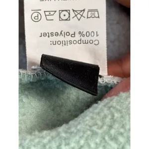 SHEIN Colorblock Hoodie Gray‎ Green Fleece Lined Sweatshirt Women's Size S thumbnail 7