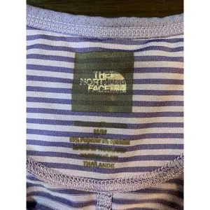 The North Face T Shirt Womens Medium Purple Stripes Outdoorsy Hiking‎ READ thumbnail 5