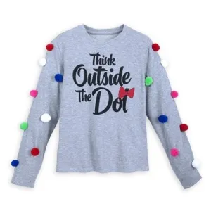 Final price Disney Women's Shirt - Minnie Think Outside The Dot Sweatshirt thumbnail 1