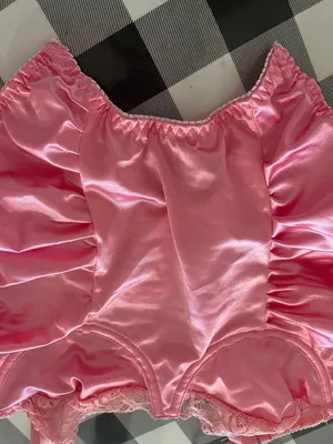 Pink Satin Corset Top Size Small thumbnail 13