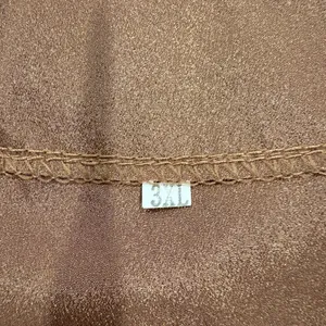 Brown Satin Button thumbnail 6
