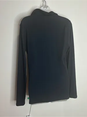 Abercrombie & Fitch Black Long-Sleeve Button-Down Shirt thumbnail 3